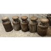 Image 1 : LOT OF 5 - MILK CANS W/ LIDS