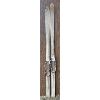 Image 1 : ANTIQUE WOODEN SNOW SKIS