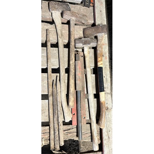 JOB LOT - AXES, STAKES