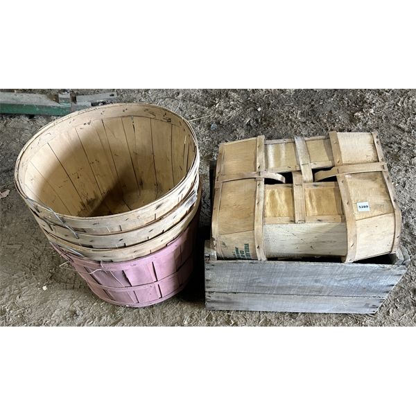 JOB LOT - APPLE BASKETS & CRATE