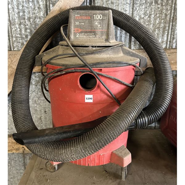 SEARS SHOP VAC - 30 L WITH ACCESSORIES - WORKING