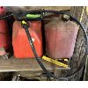 Image 1 : LOT OF 2 - FUEL CANS - POLY - W / NOZZLE