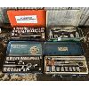 Image 1 : LOT OF 4 - SOCKET SETS & LOCKING PLIERS - 1/4, 3/8, 1/2 INCH - IMP & METRIC