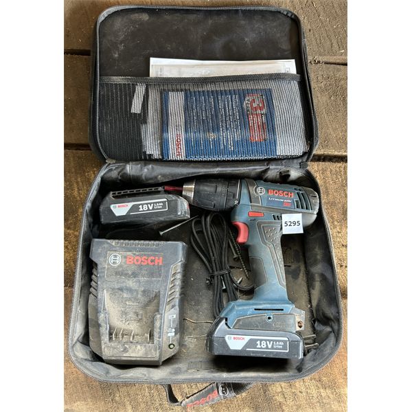 BOSCH CORDLESS DRILL - WORKING