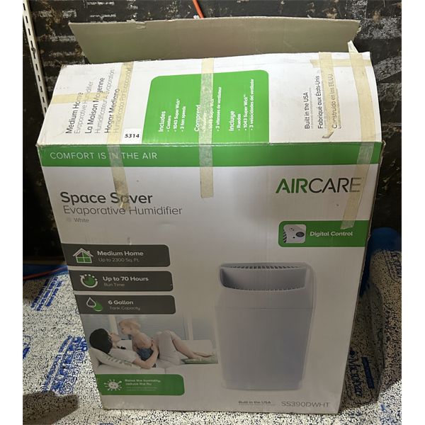 AIR CARE HUMIDIFIER - 6 GAL - AS NEW  