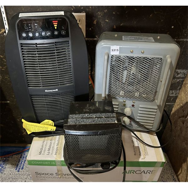 LOT OF 3 - SPACE HEATERS - WORKING