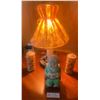 Image 1 : Vintage Lamp 17H, Candles & Retirement Saving Piggy Bank