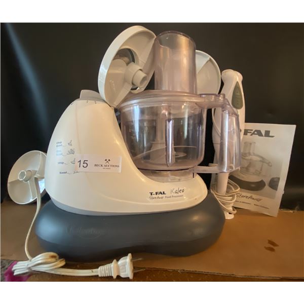 T-Fal Kaleo Store Away Food Processor & Oyster Immersion Blender