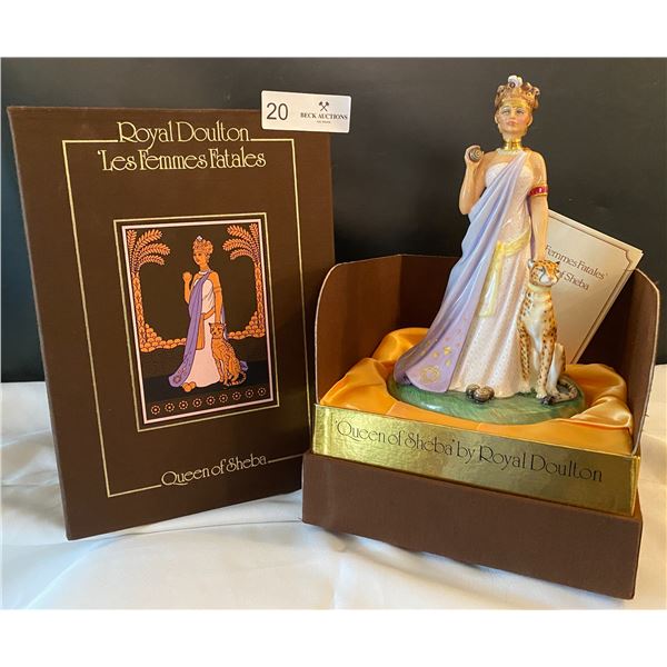 Royal Doulton Les Femmes Fatales Queen Of Sheba Statues