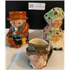 Image 1 : 3 Vintage Toby Jugs