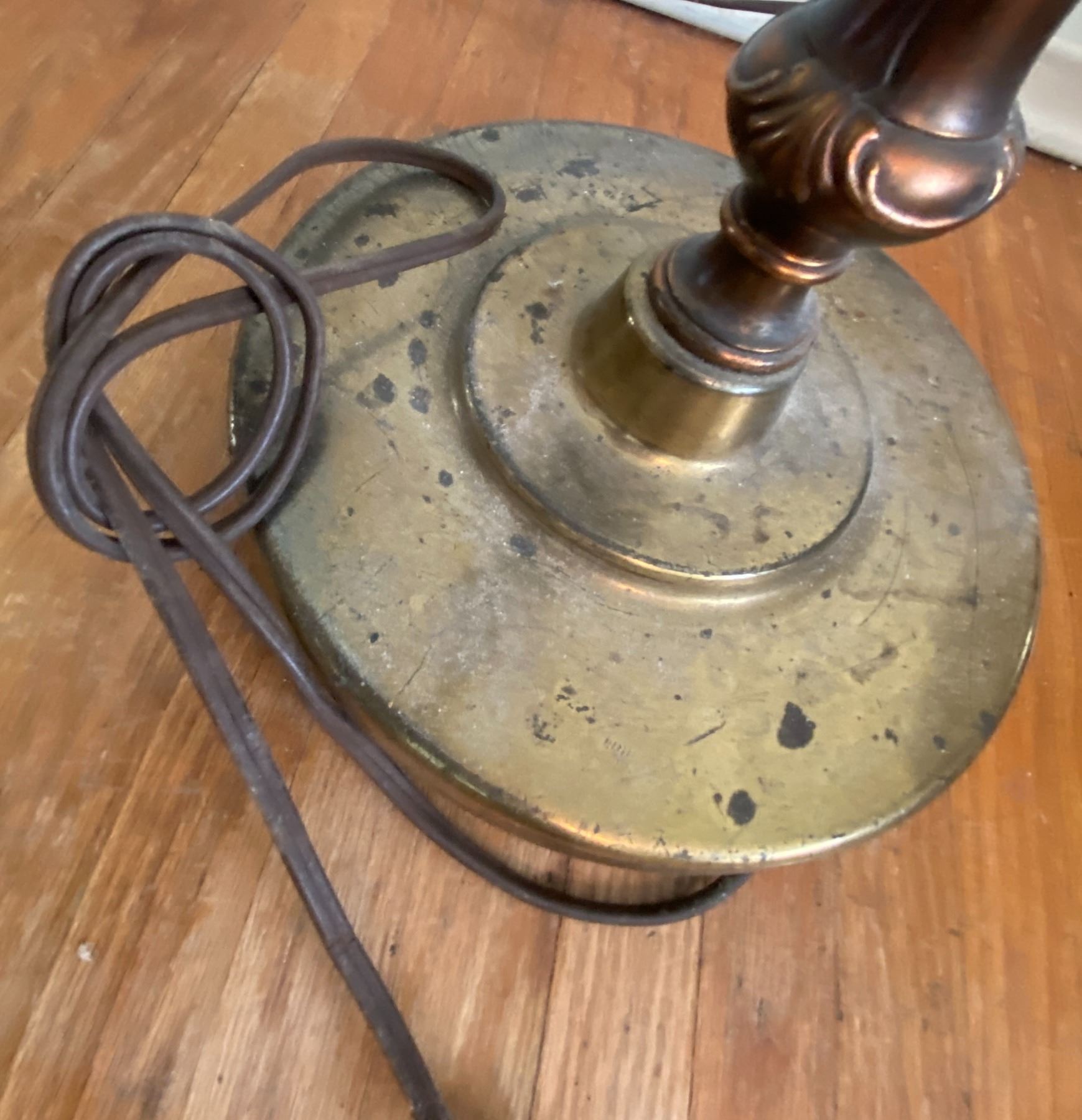 Antique Roman Style Floor Lamp Power Cord Is Cracked 63H Beck