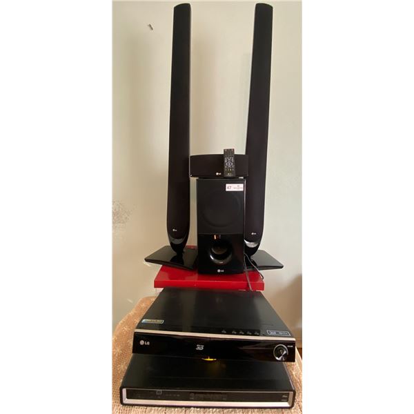LG S 3D Blue Ray Home Theater System, Assortment Of Cinema Speakers Model # HB806PH
