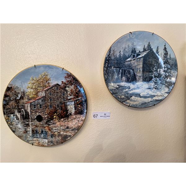 The Gristmill Delta By James Keirstead Decorative Plates - Limited Edition