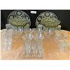 Image 1 : Assorted Crystal Glassware & Trays