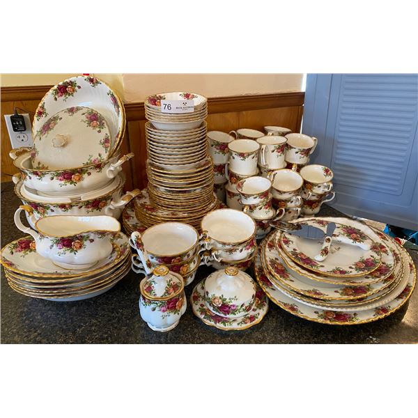 Royal Albert Old Country Roses 1962 Bone China - Full Set Of Dishes, Tea Cups, Saucers & More