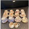 Image 1 : Collection Of Tea Cups & Saucers From England, Royal Albert, James Kent & Paragon