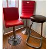 Image 1 : Assorted Bar Stools 30H