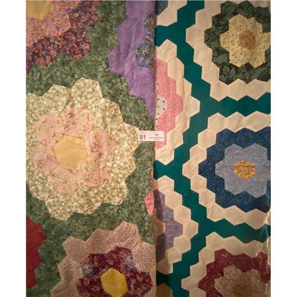 2 Half Made Quilts With Lots Of Scraps To Finish