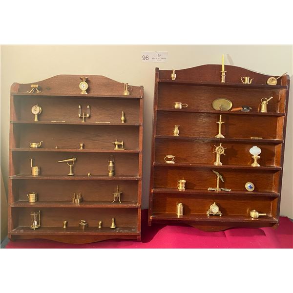 Miniature Brass Ornaments & Wall Mounts