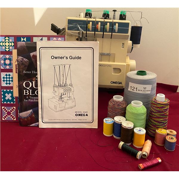 Omega Electronic Sewing Machine Model # 334D