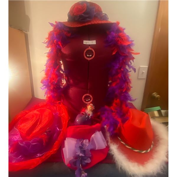 Mannequin 34 Height Dress Form, Hats & Accessories