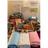 Image 1 : Assorted Quilting Fabrics, Accuquilt Cutter & More