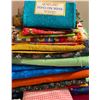 Image 3 : Assorted Quilting Fabrics, Accuquilt Cutter & More