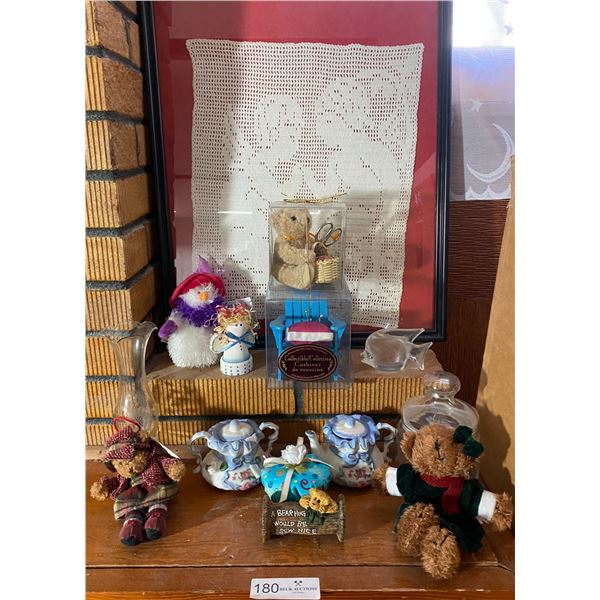 Assorted Home Decor - Cream & Sugar, Teddy Bears and More