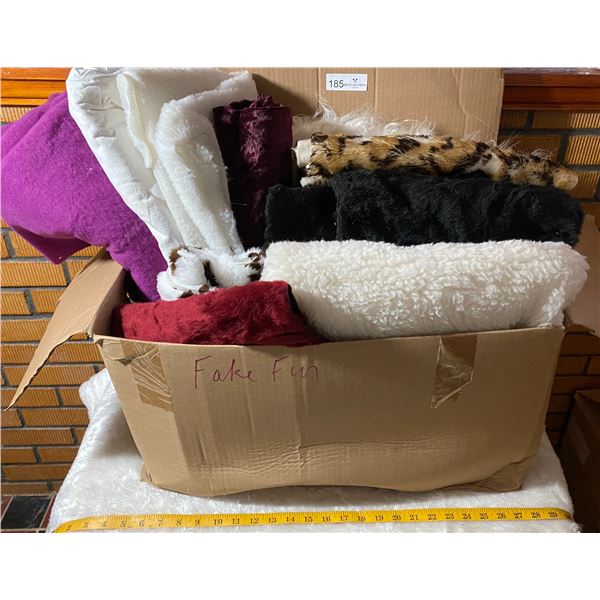 Assorted Faux Fur - Various Shapes & Sizes
