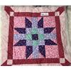 Image 2 : One Half Made Quilt - Just Needs Backing (Square Size 9x9) 15 Squares Total