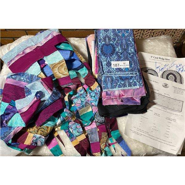 Quilt Pre Cut & Ready To Be Put Together With Directions