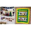Image 1 : Half Made Christmas Quilt, Children's Quilt & More