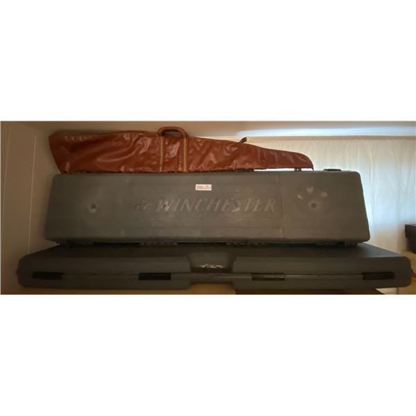 2 Hardshell and 1 Soft Shell Rifle Cases 52 Inches Wide