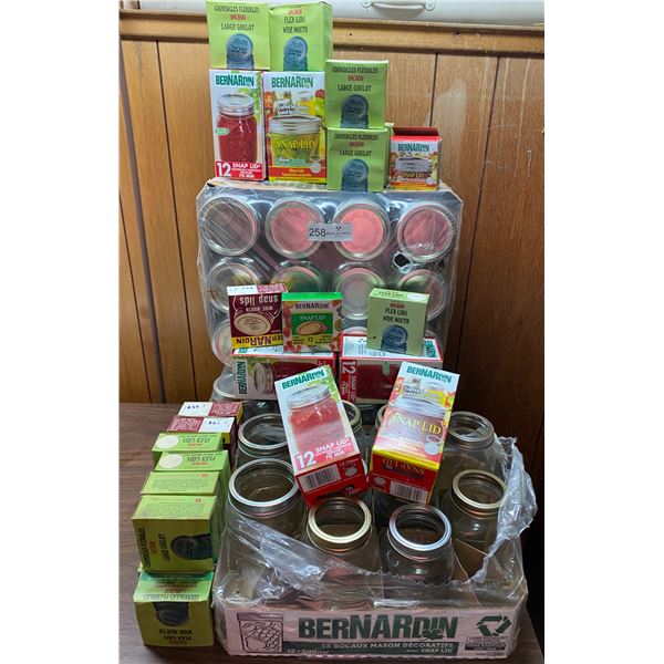 Assorted Canning Jars & Much More
