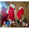 Image 1 : Assorted Christmas Decor With Tinsel Tree 4.5ft