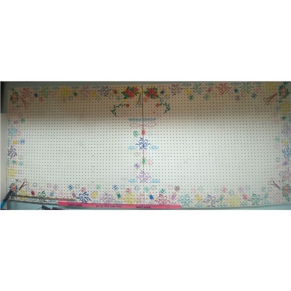 Workshop Board (2 pieces) WIth Random Hardware (48Wx48H - 1 Piece)