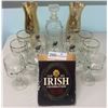 Image 1 : Assorted Irish Drinking Glasses & More