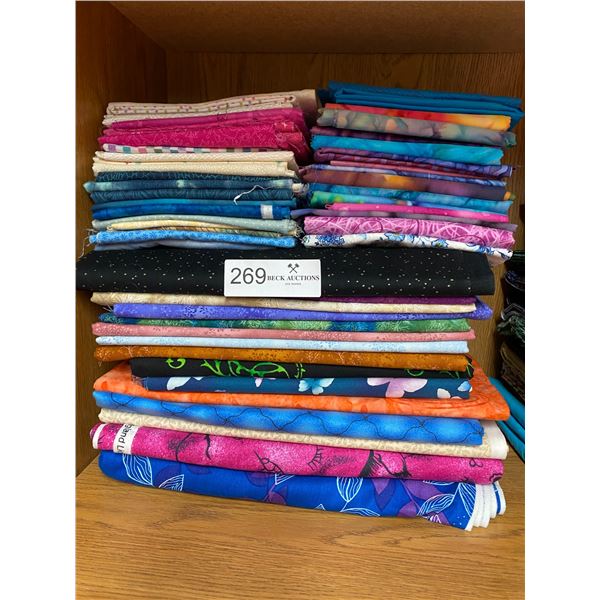 Assorted Quilting Fabric - Assorted Colors & Sizes Brand New
