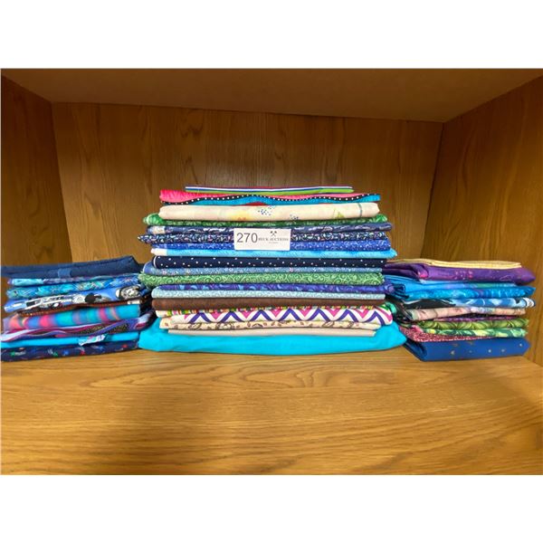 Assorted Quilting Fabric - Assorted Colors & Sizes Brand New