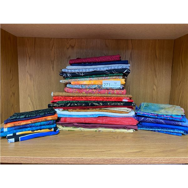 Assorted Quilting Fabric - Assorted Colors & Sizes Brand New