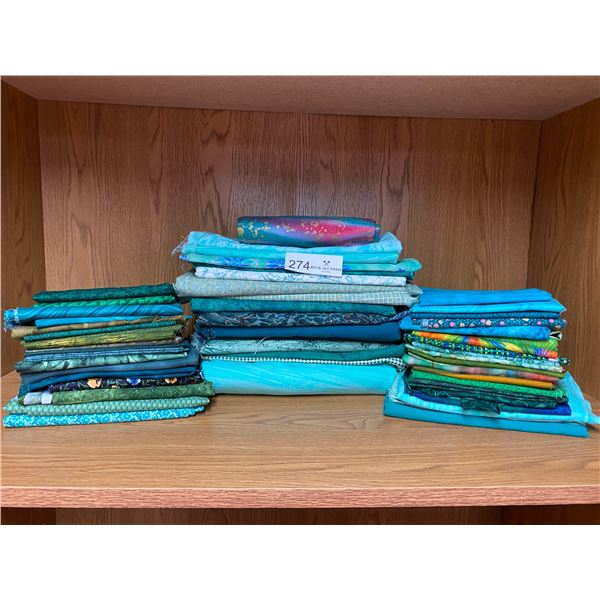 Assorted Quilting Fabric - Assorted Colors & Sizes Brand New