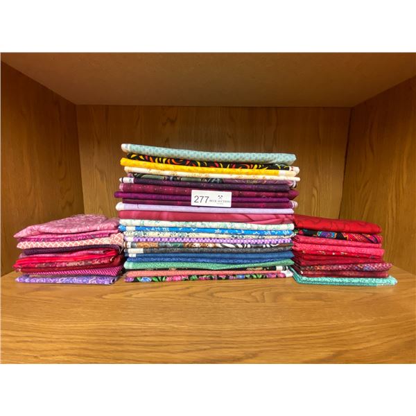 Assorted Quilting Fabric - Assorted Colors & Sizes Brand New