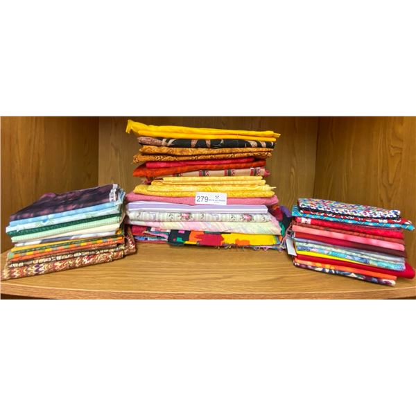 Assorted Quilting Fabric - Assorted Colors & Sizes Brand New