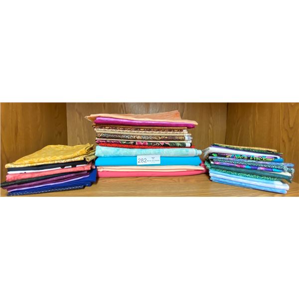 Assorted Quilting Fabric - Assorted Colors & Sizes Brand New