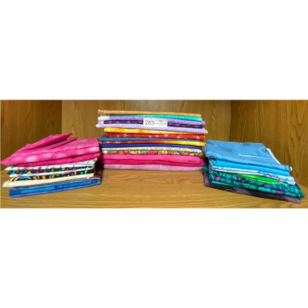 Assorted Quilting Fabric - Assorted Colors & Sizes Brand New