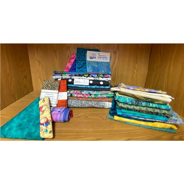 Assorted Quilting Fabric - Assorted Colors & Sizes Brand New