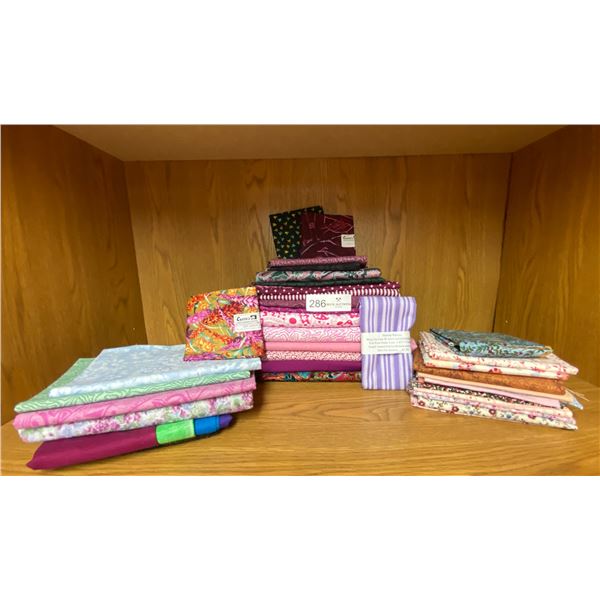 Assorted Quilting Fabric - Assorted Colors & Sizes Brand New