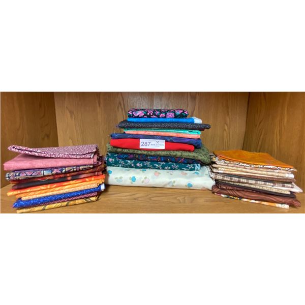 Assorted Quilting Fabric - Assorted Colors & Sizes Brand New
