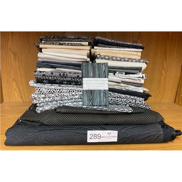 Assorted Quilting Fabric - Assorted Colors & Sizes Brand New