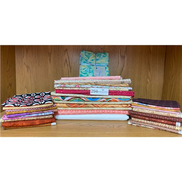 Assorted Quilting Fabric - Assorted Colors & Sizes Brand New